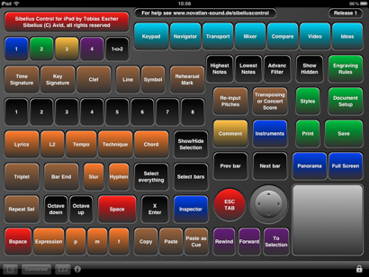 Sibelius Control for iPad